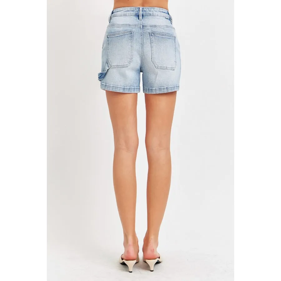 Risen Full Size High Rise Denim Shorts