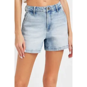 Risen Full Size High Rise Denim Shorts