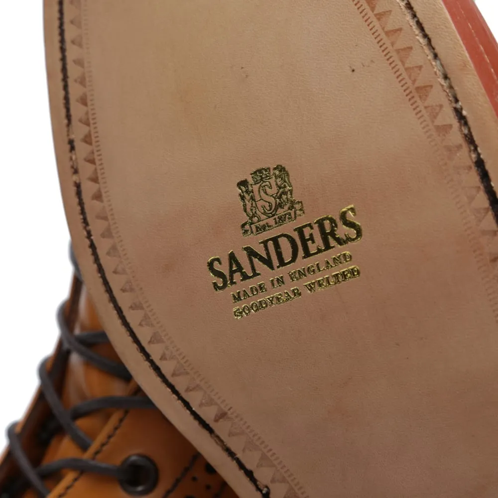 Sanders Aintree Brogue Derby BootAcorn Calf