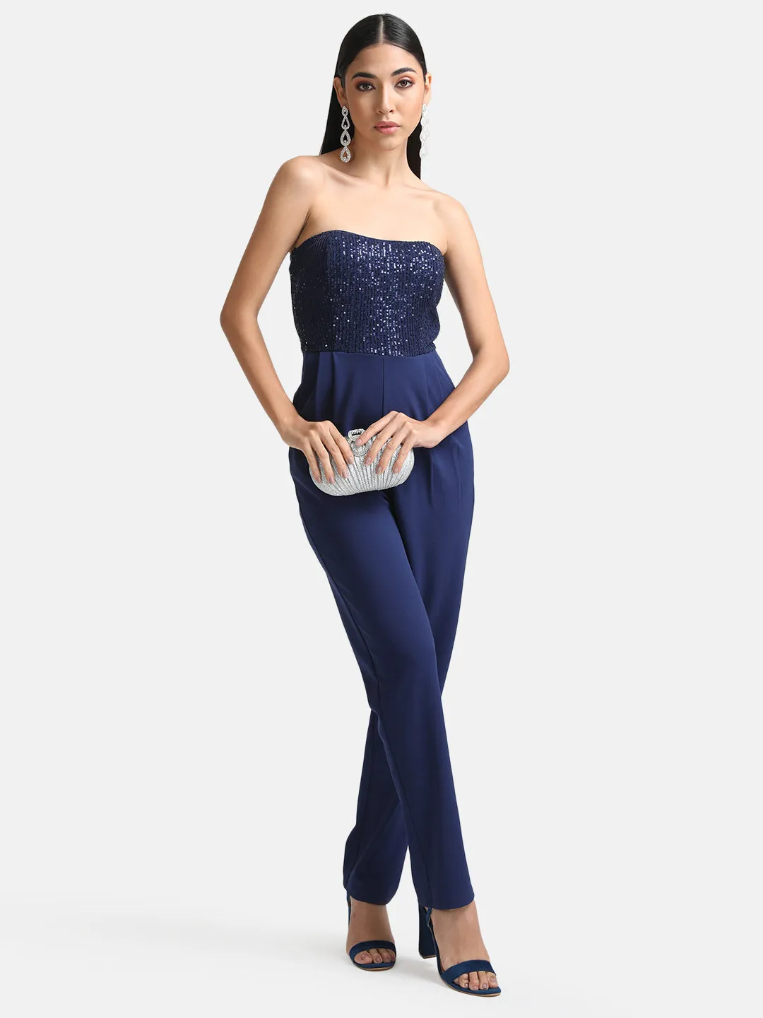 Sequin Tube Jumpsuit