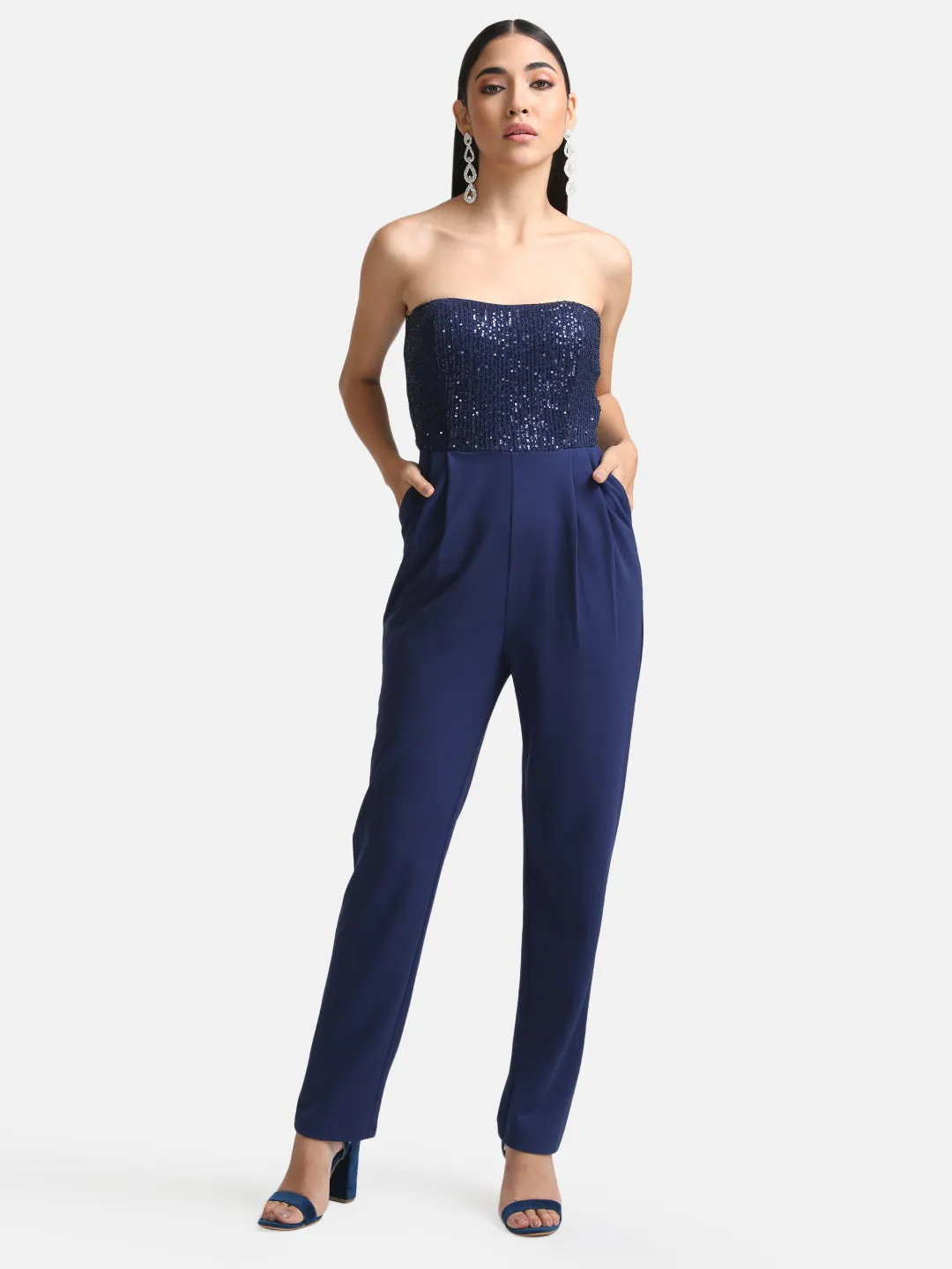 Sequin Tube Jumpsuit