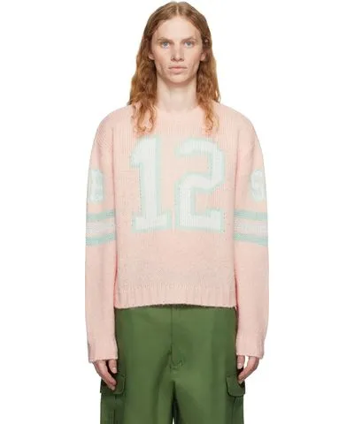 Sky High Farm Workwear Pink '12' Jersey Sweater