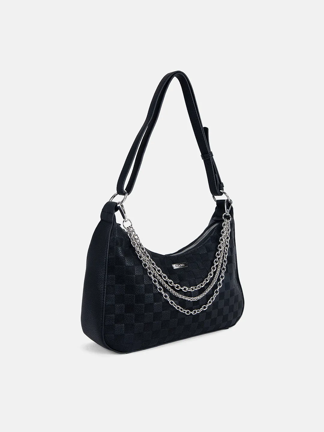 Sling Bag With Metal Chains