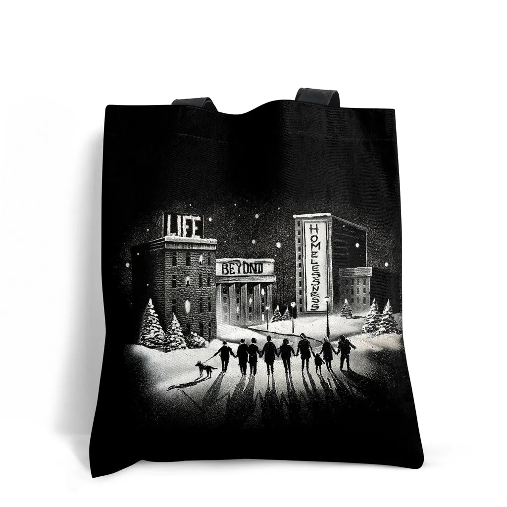 Snow Windows x Crisis Tote Bag - Exclusive Life Beyond Homelessness Design