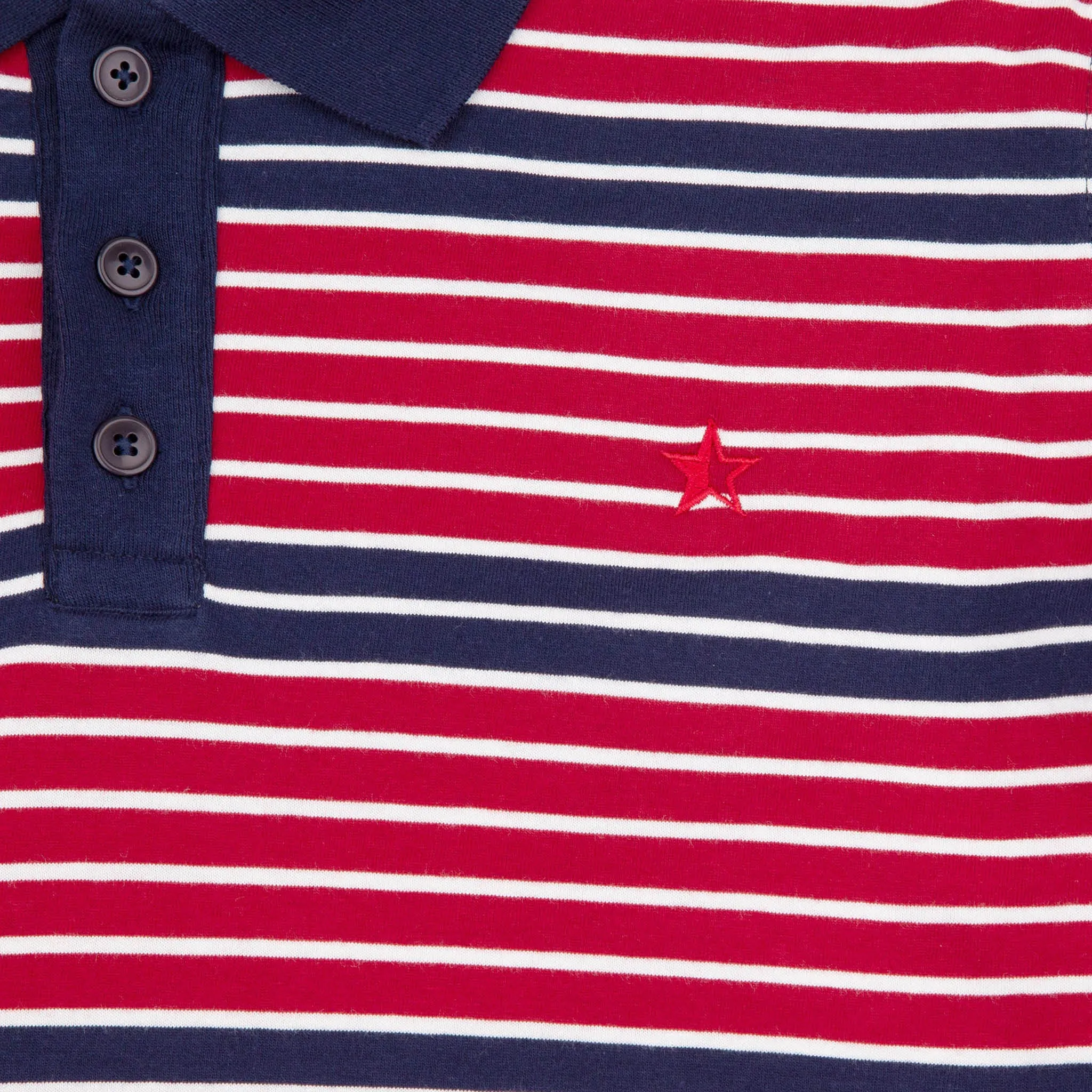 SOUNDER GOLF MONTEREY SS POLO - DEEP RED/DEEP NAVY