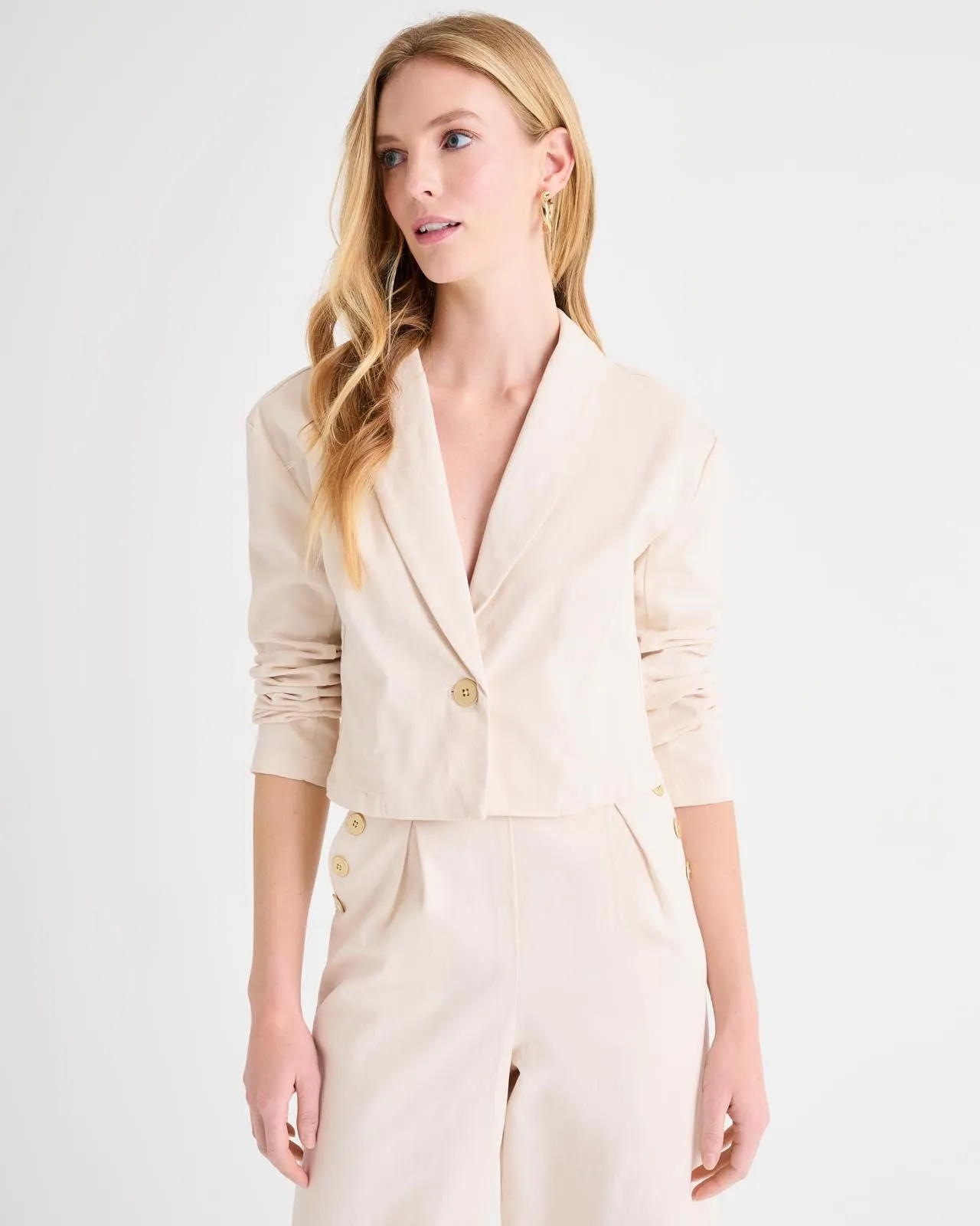 Splendid x Rachelove Cropped Blazer