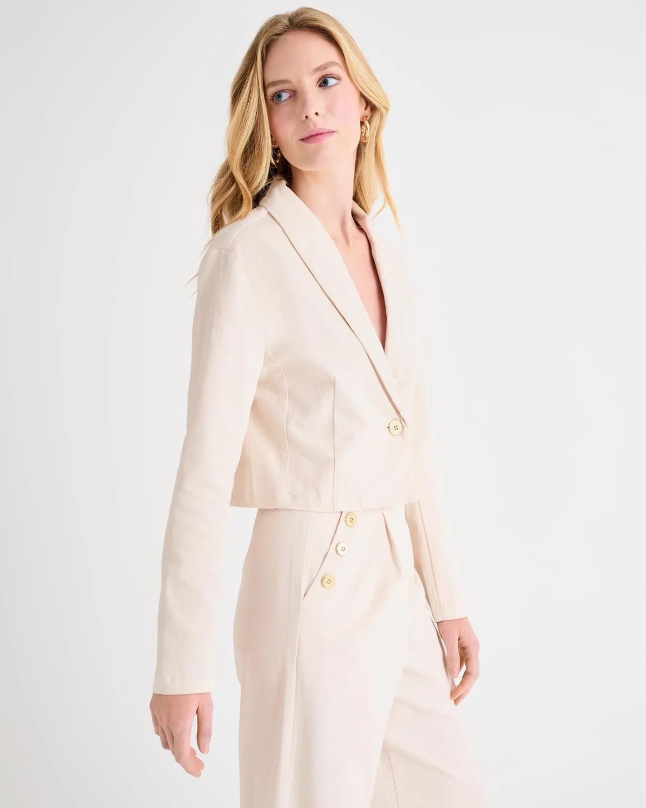 Splendid x Rachelove Cropped Blazer