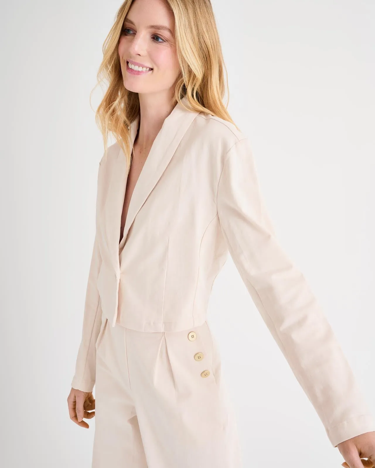 Splendid x Rachelove Cropped Blazer