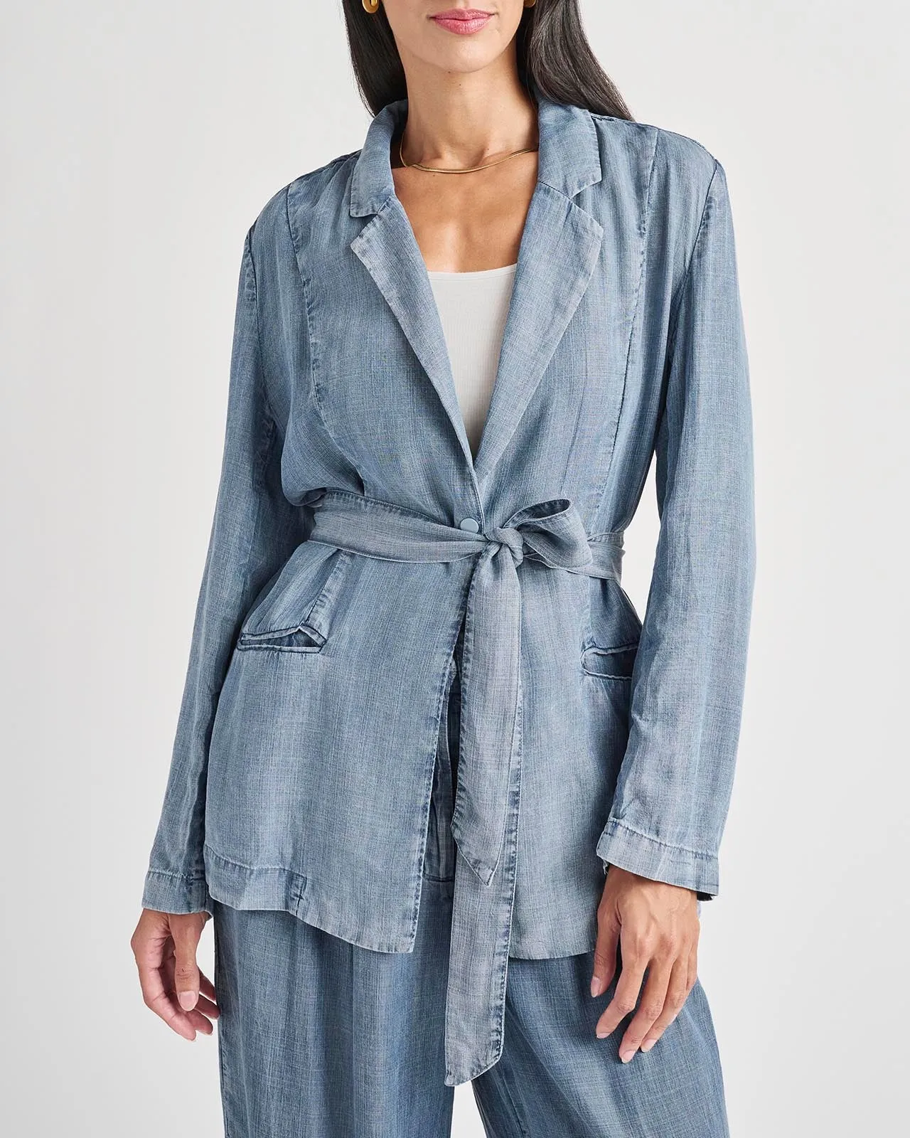 Stella Chambray Blazer