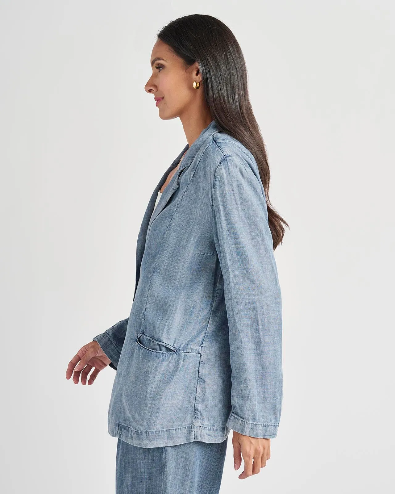 Stella Chambray Blazer