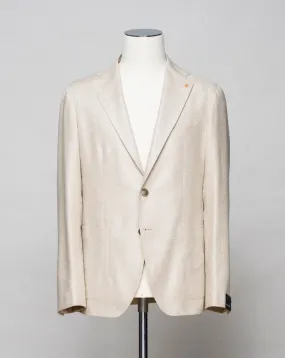 Tagliatore Silk Jacket / Light Sand