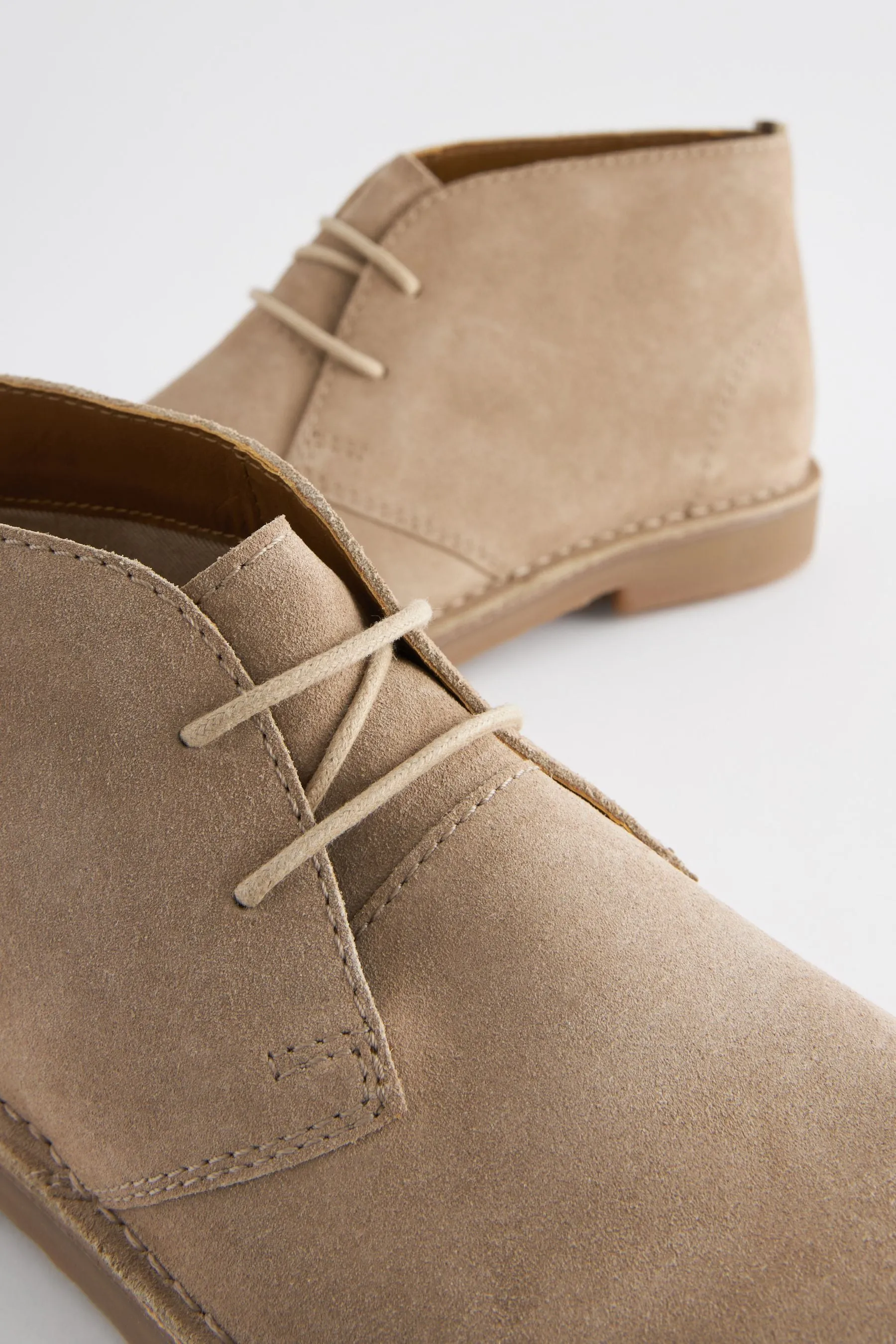 Taupe Brown Desert Boots