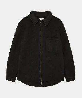 Teddy Unlined Jacket - Black