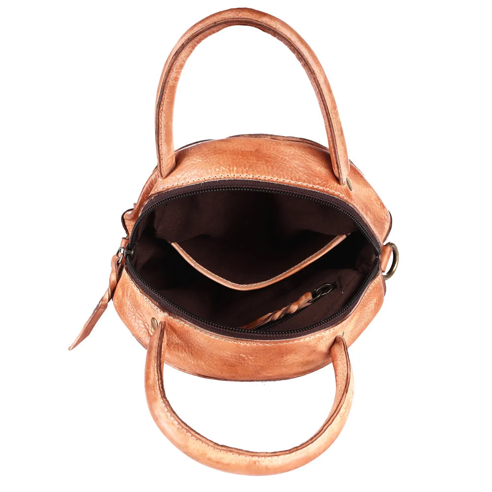 The Circle Leather Small Sling Bag