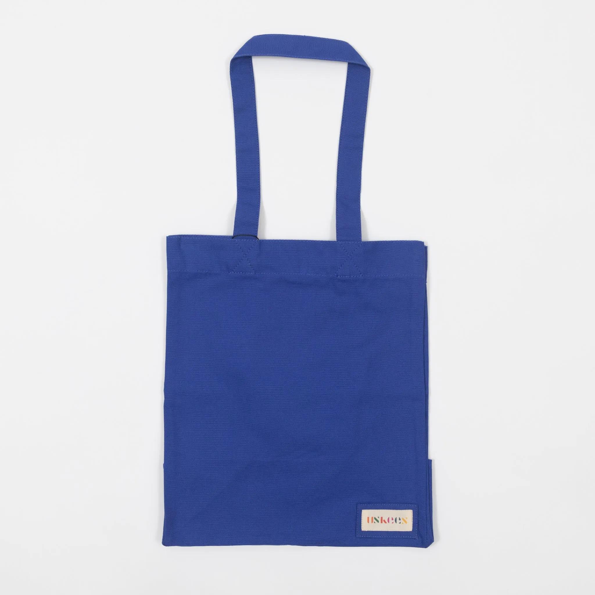 USKEES USKEES Small Organic Cotton Tote Bag in ULTRA-BLUE