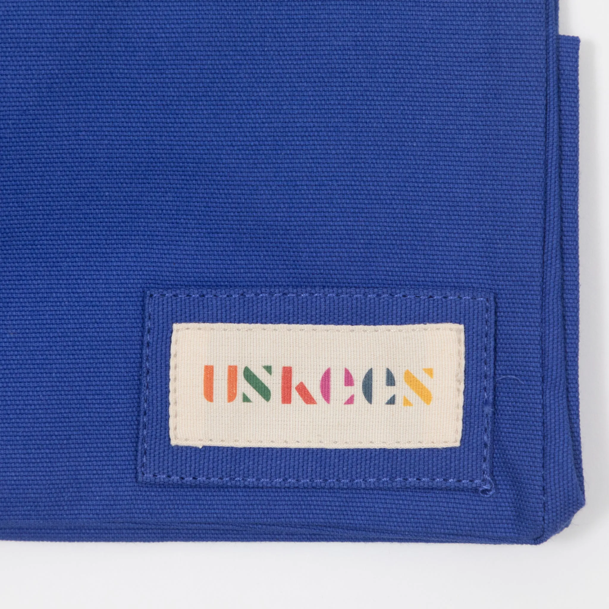 USKEES USKEES Small Organic Cotton Tote Bag in ULTRA-BLUE