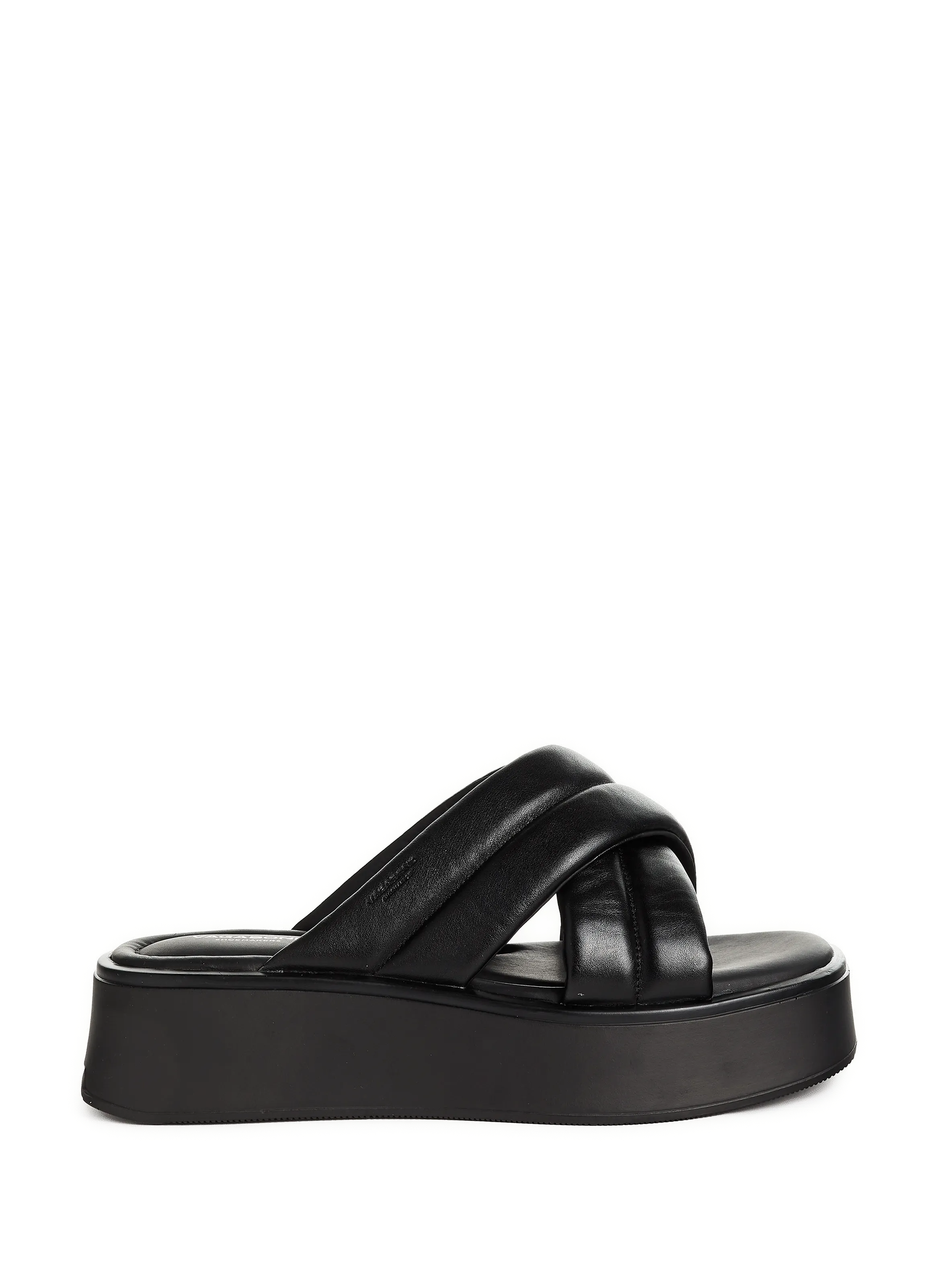 VAGABOND SHOEMAKERS  Leather wedge sandals - Black