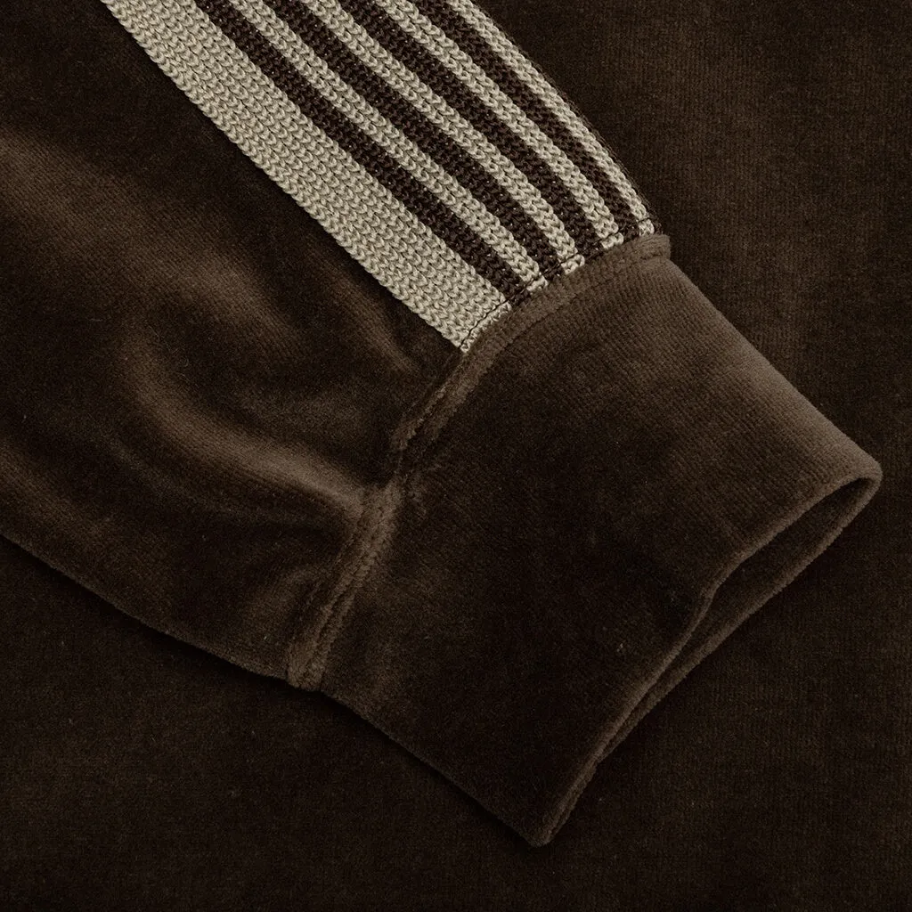 Velour R.C. Track Jacket - Brown