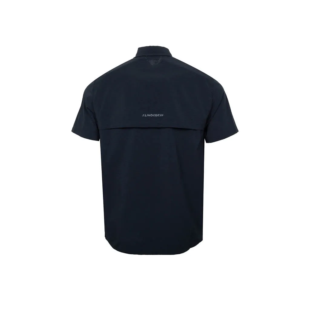 Vent Reg Fit Golf Shirt Black