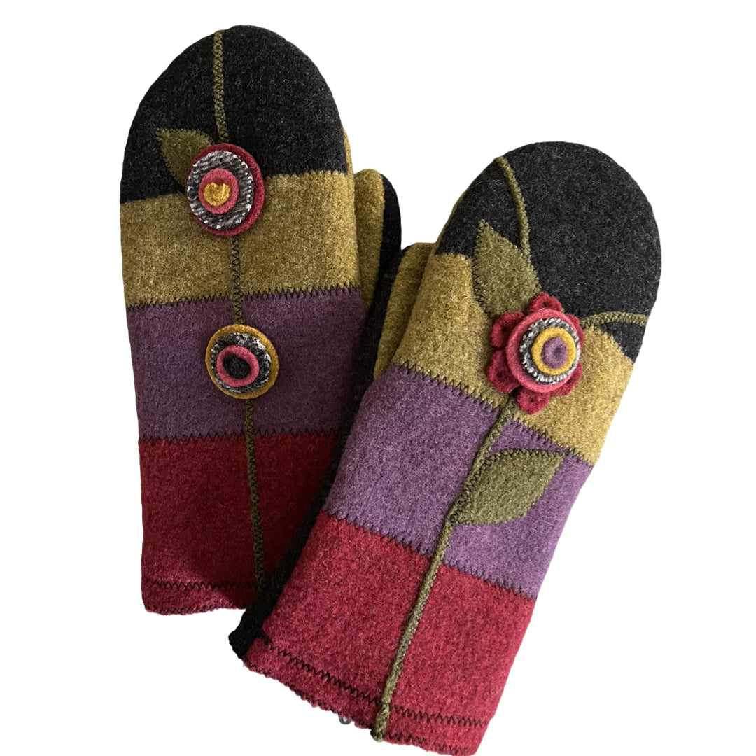 Woolflower - 100% Wool Mittens (Assorted Designs)