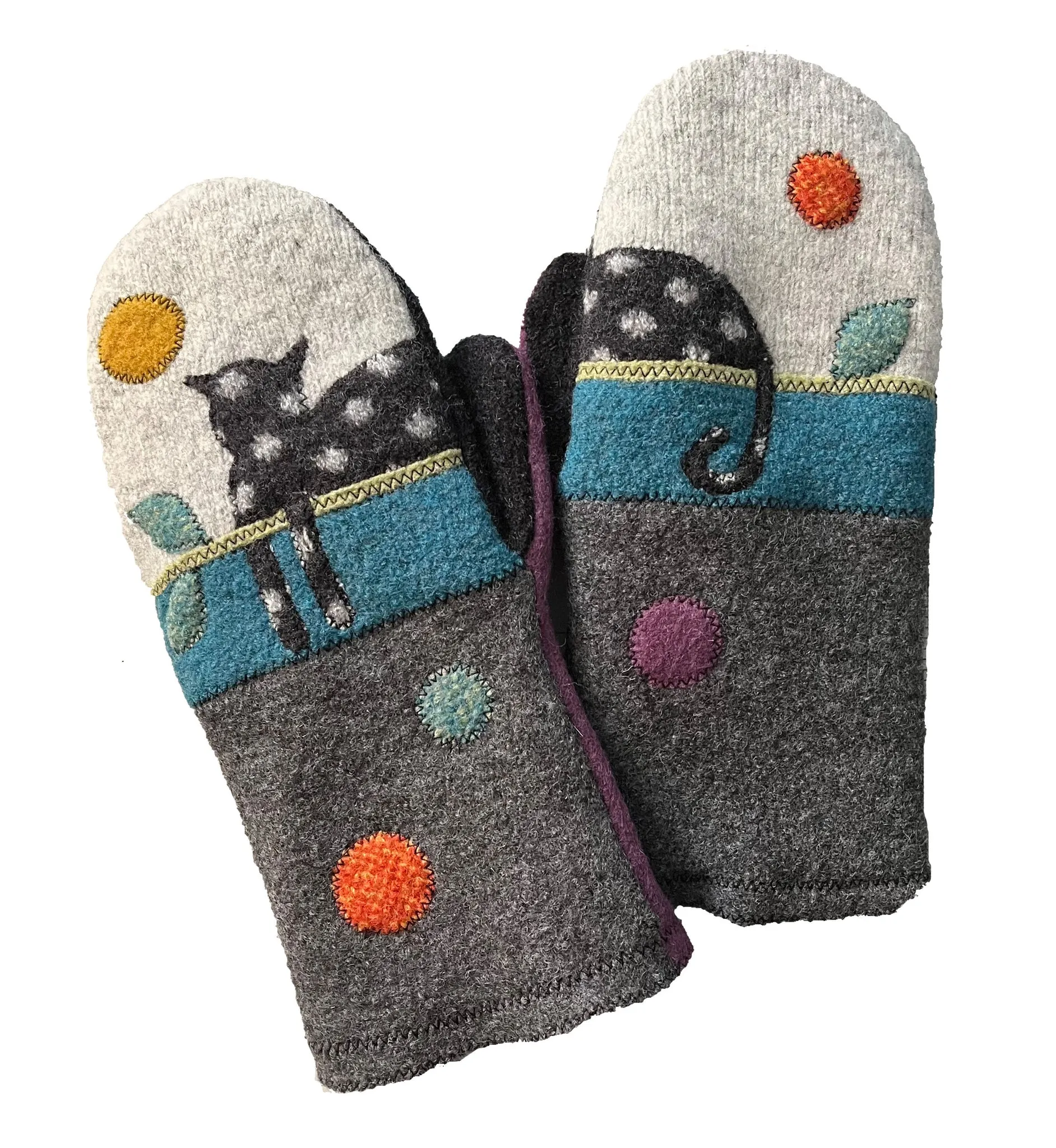 Woolflower - 100% Wool Mittens (Assorted Designs)