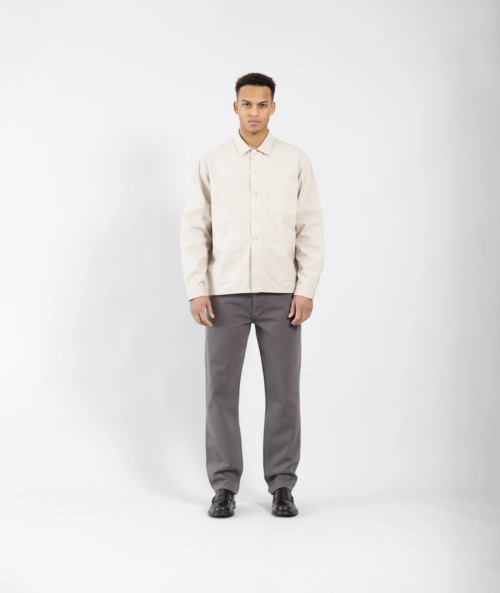 Worker Jacket - Bone White