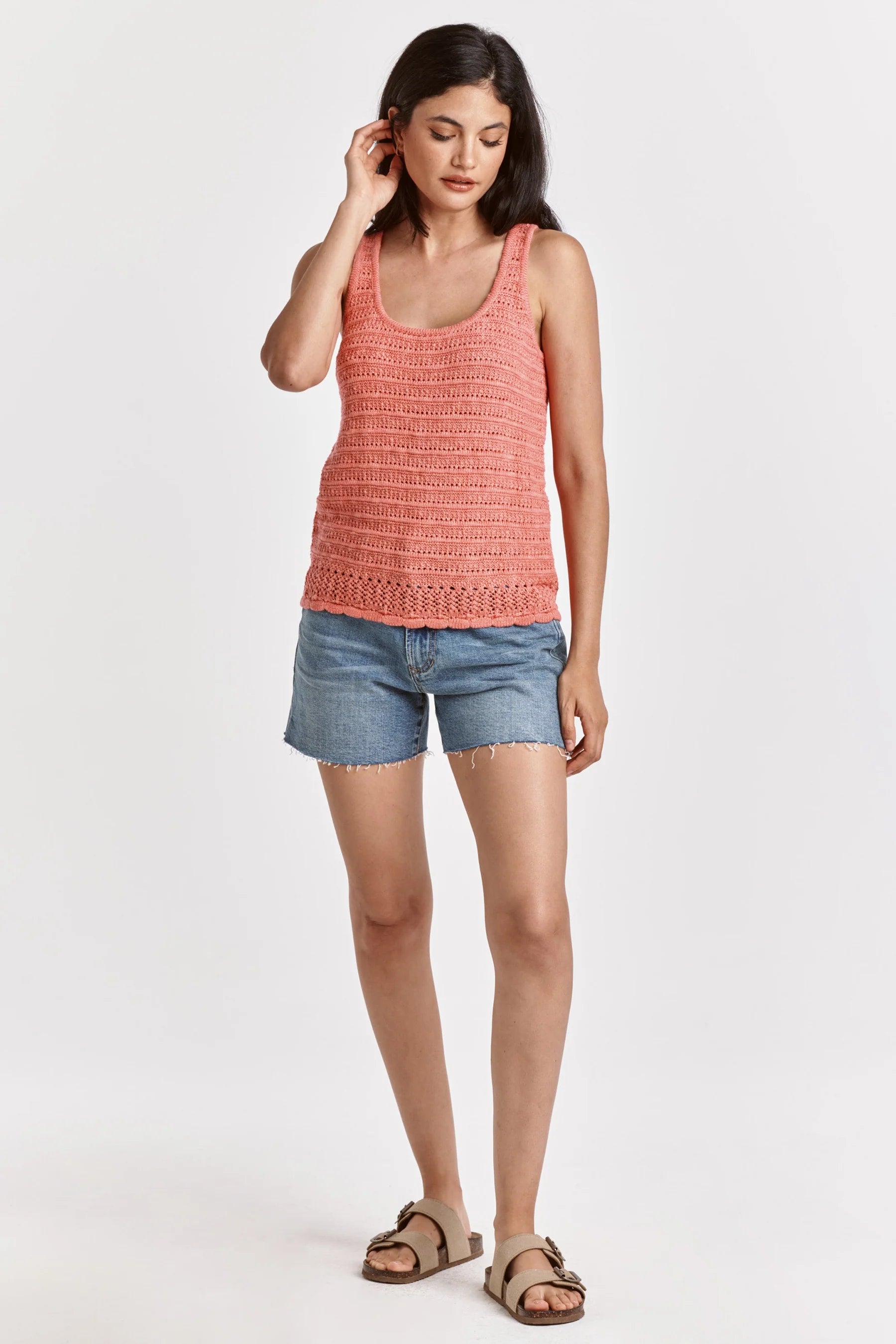 Yalinda Scoop Neck Tank