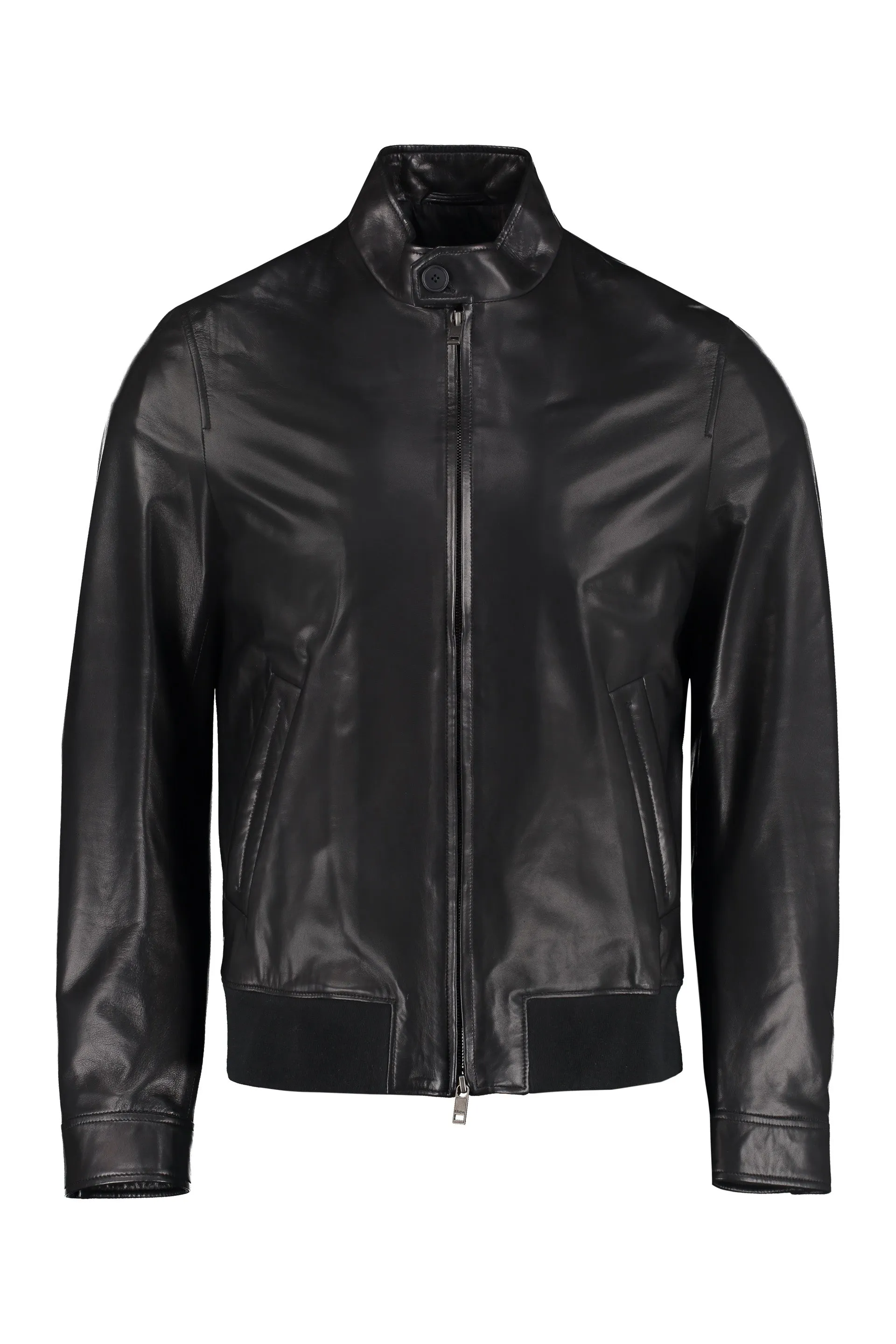 Z Zegna Lambskin Zipped Jacket