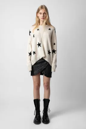 Zadig & Voltaire Markus Stars Destroy Cashmere Sweater